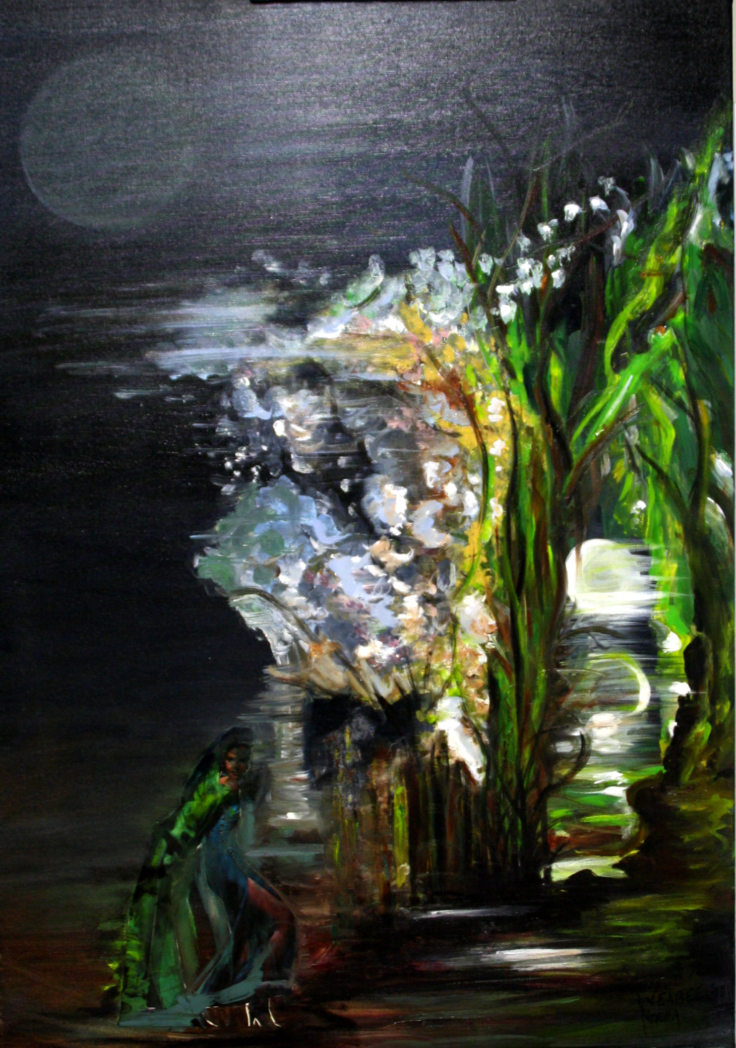 Moonlight paintings - coming home